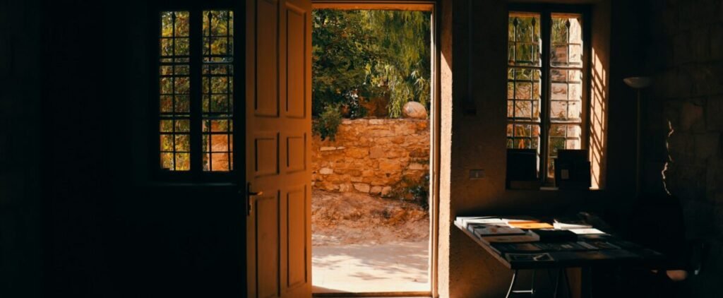 An open doorway suggesting the possibility of trying something new.